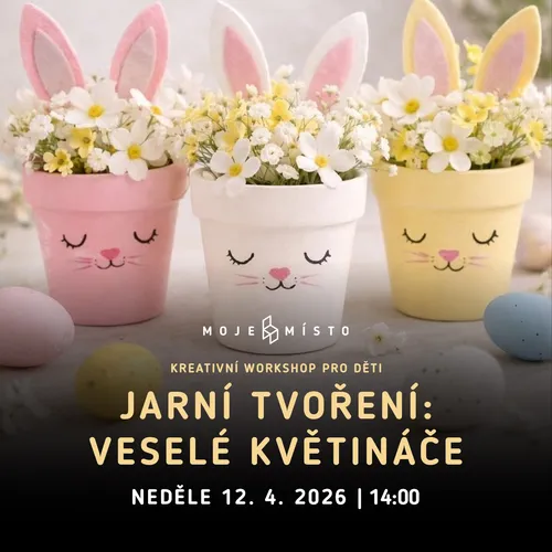 Event image Jarní tvoření: Veselé květináče - Kreativní dílnička pro děti 🌷🎨