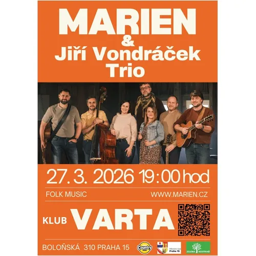 Event image MARIEN + Jiří Vondráček trio